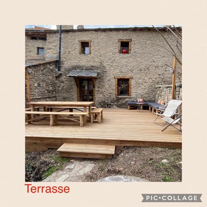 L'Eterlou Authentique Partie De Corps De Ferme 10Pers. Villa Targassonne Bagian luar foto